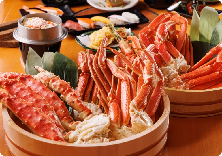 かにざんまいの蟹料理